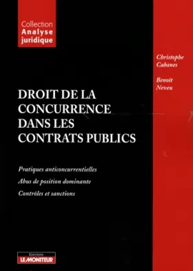 Couverture du produit · Droit de la concurrence dans les contrats publics