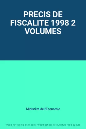 Couverture du produit · PRECIS DE FISCALITE 1998 2 VOLUMES