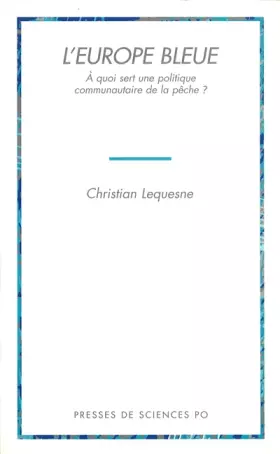 Couverture du produit · L'Europe bleue (ACADEMIQUE)