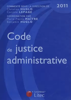 Couverture du produit · Code de justice administrative 2011