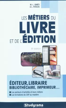 Couverture du produit · Les métiers du livre et de l'édition