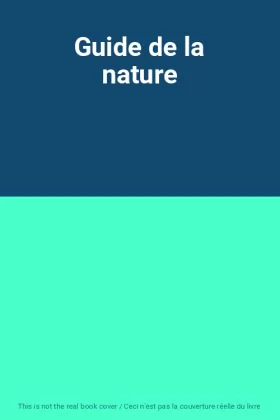 Couverture du produit · Guide de la nature