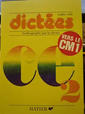 Couverture du produit · Dictées CE2