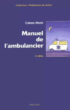 Couverture du produit · Manuel de l'ambulancier
