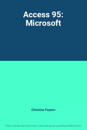 Couverture du produit · Access 95: Microsoft