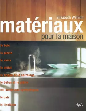 Couverture du produit · Matériaux pour la maison