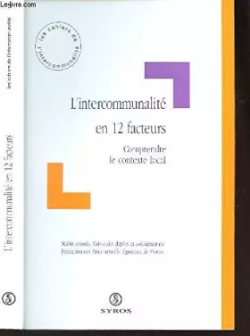 Couverture du produit · L'intercommunalité en 12 facteurs. Comprendre le contexte social