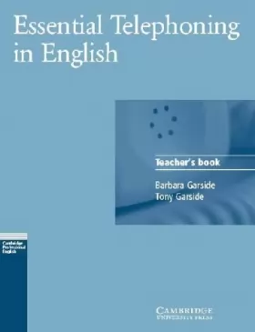 Couverture du produit · Essential Telephoning in English Teacher's book