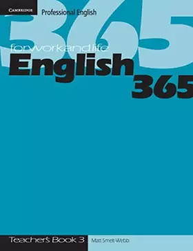 Couverture du produit · English365 3 Teacher's Book