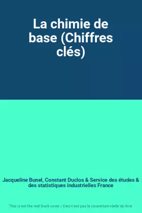 Couverture du produit · La chimie de base (Chiffres clés)