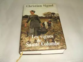 Couverture du produit · Les vignes de Sainte-Colombe