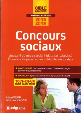 Couverture du produit · Concours sociaux: Concours 2018-2019 tout-en-un