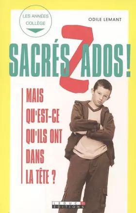 Couverture du produit · Sacrés Zados !