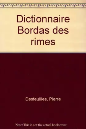 Couverture du produit · DESFEUILLES/DICT.RIMES    (Ancienne Edition)