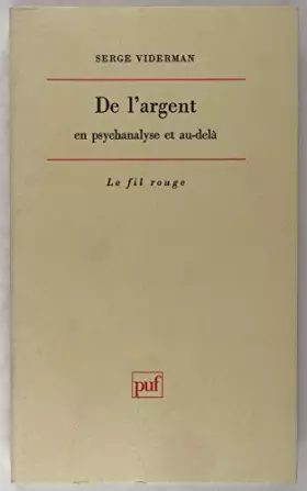Couverture du produit · De l'argent en psychanalyse et au-delà
