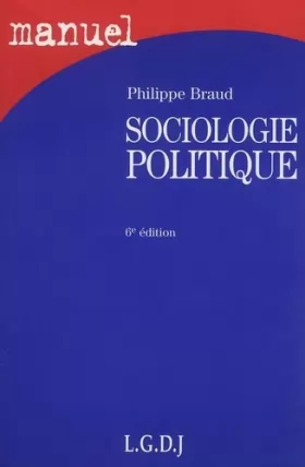 Couverture du produit · Sociologie politique