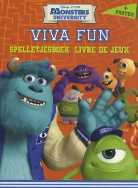 Couverture du produit · Disney Viva Fun livre de jeux + poster Monster Academy