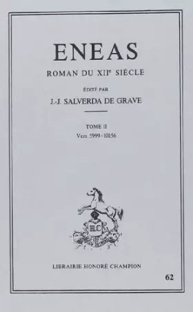 Couverture du produit · Eneas : roman du XIIe siècle. : 2 vers 7999-10156