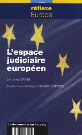 Couverture du produit · L'espace judiciaire européen