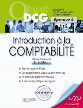 Couverture du produit · Objectif DCG - Introduction à la comptabilité