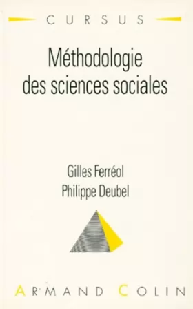 Couverture du produit · Méthodologie des sciences sociales