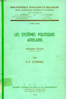 Couverture du produit · Les systemes politiques africains