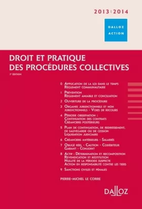 Couverture du produit · Droit et pratique des procédures collectives 2013/2014 - 7e éd.