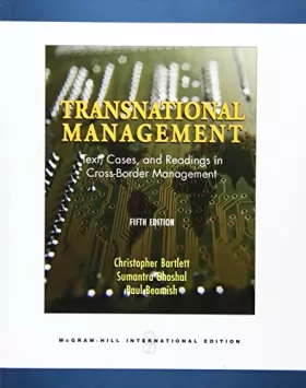 Couverture du produit · Transnational Management: Text, Cases and Readings in Cross-border Management