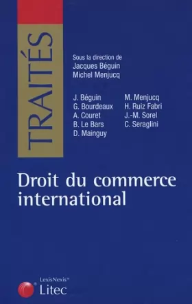 Couverture du produit · Droit du commerce international