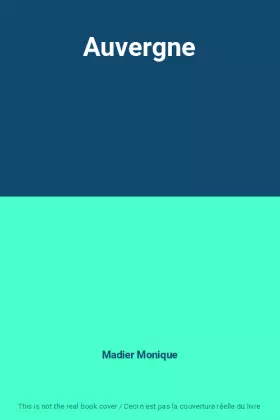 Couverture du produit · Auvergne