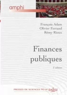 Couverture du produit · Finances publiques - 3e éd.: Amphi - Presses de Sces Po et Dalloz