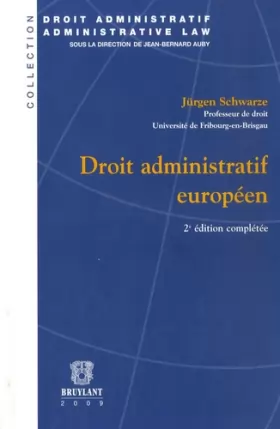 Couverture du produit · Droit administratif européen, 2ème édition