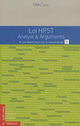 Couverture du produit · Loi HPST: Analyse et Arguments
