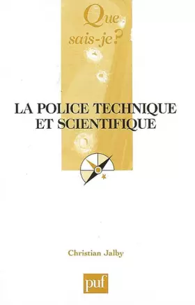 Couverture du produit · La police technique et scientifique