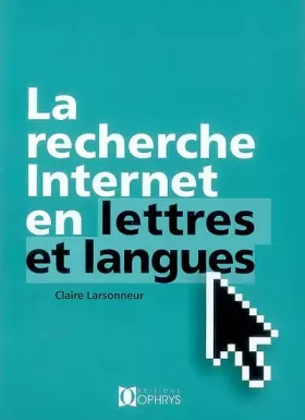 Couverture du produit · Recherche Internet en lettres et langues