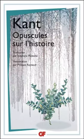 Couverture du produit · Opuscules sur l'histoire