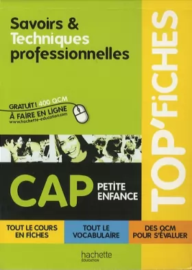 Couverture du produit · TOP'Fiches - Savoirs et techniques professionnelles CAP Petite enfance