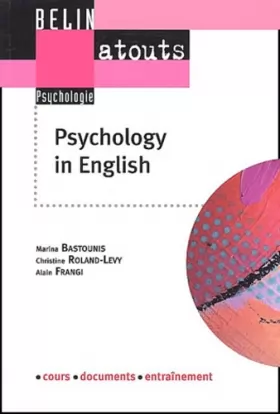 Couverture du produit · Psychology in english : Méthodes de recherche et communication scientifique