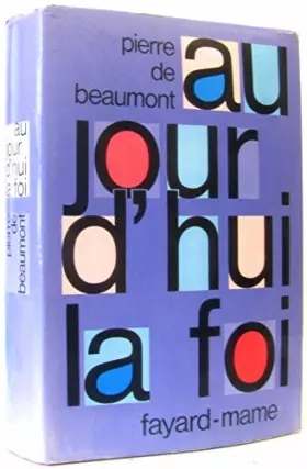 Couverture du produit · AUJOURD'HUI LA FOI
