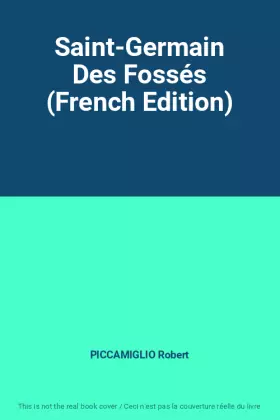 Couverture du produit · Saint-Germain Des Fossés (French Edition)