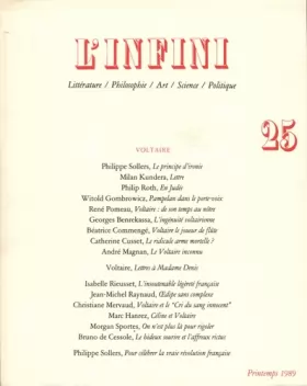 Couverture du produit · L'Infini, numéro 25