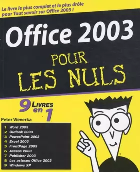 Couverture du produit · Office 2003, 9 en 1