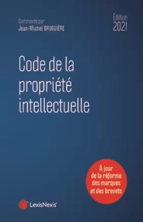 Couverture du produit · Code de la propriété intellectuelle 2021