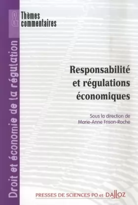 Couverture du produit · Responsabilité et régulations économiques