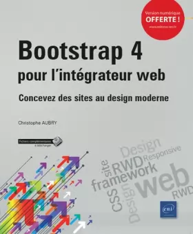Couverture du produit · Bootstrap 4 pour l'intégrateur web: Concevez des sites au design moderne