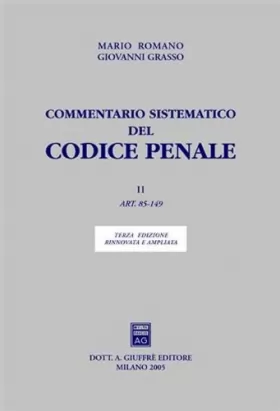 Couverture du produit · Commentario sistematico del Codice penale. Artt. 85-149 (Vol. 2)