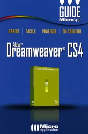 Couverture du produit · Dreamwearver CS4