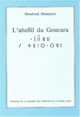 Couverture du produit · L'Ahellil du Gourara