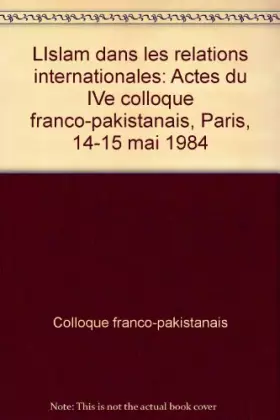 Couverture du produit · L'Islam dans les relations internationales