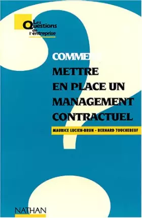 Couverture du produit · Mettre en place un management objectif